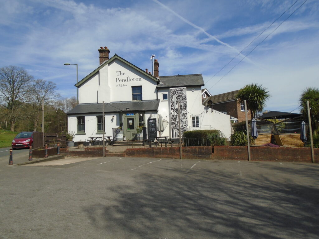 REDHILL COMMON – FREEHOLD RESTAURANT WITH CAR PARK – FOUR BEDROOM FLAT AND TWO STOREY BRICK OUTBUILDING